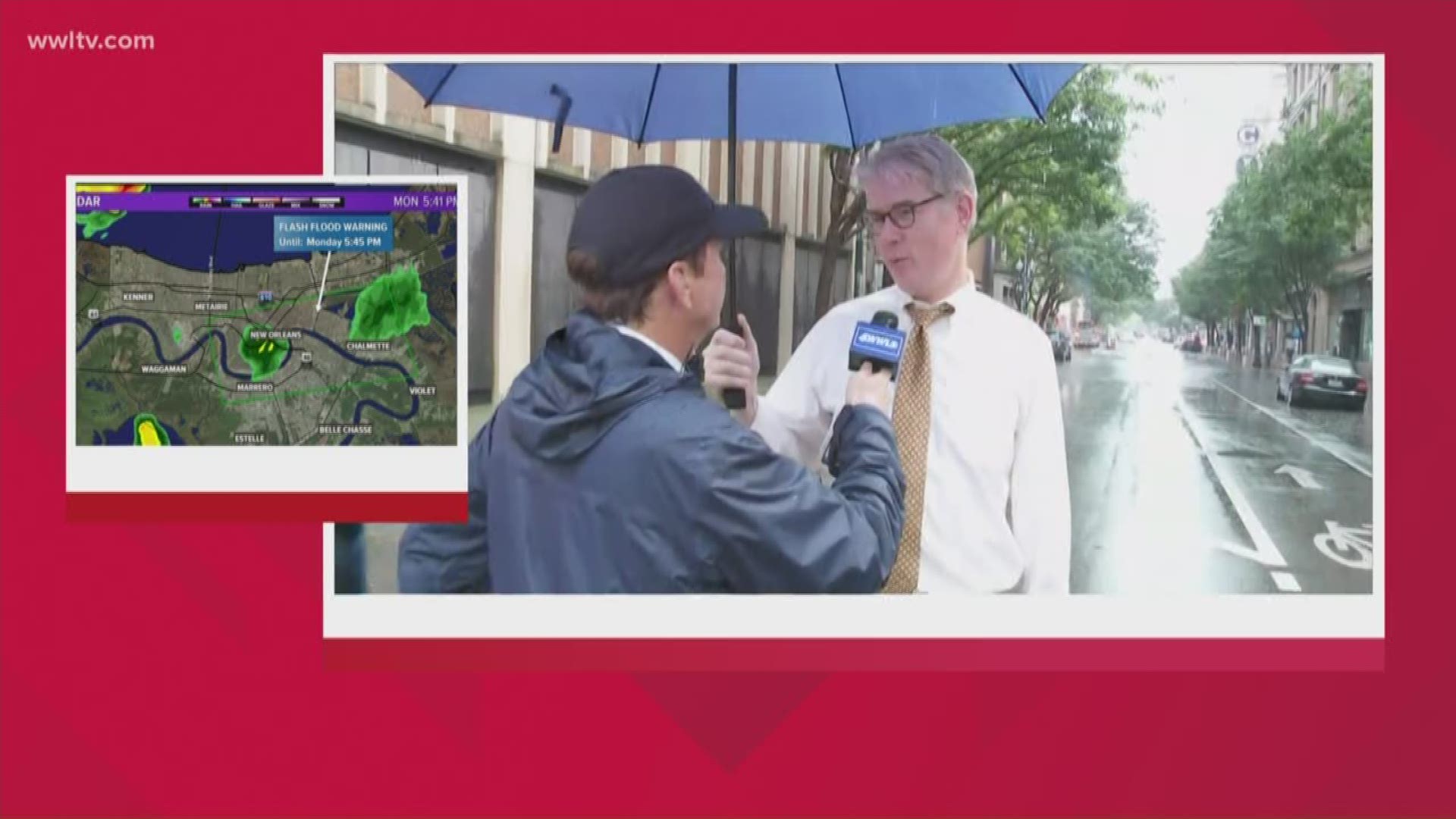 Paul Murphy speaks with Kurt Weigle, President & CEO of the Downtown Development District, about the flooding in the CBD.