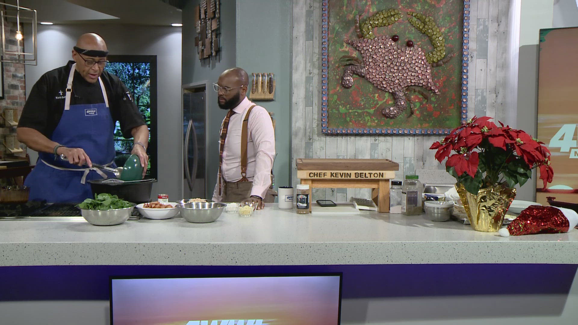 Chef Kevin Belton is in the WWL Louisiana Kitchen cooking up a delicious dish.