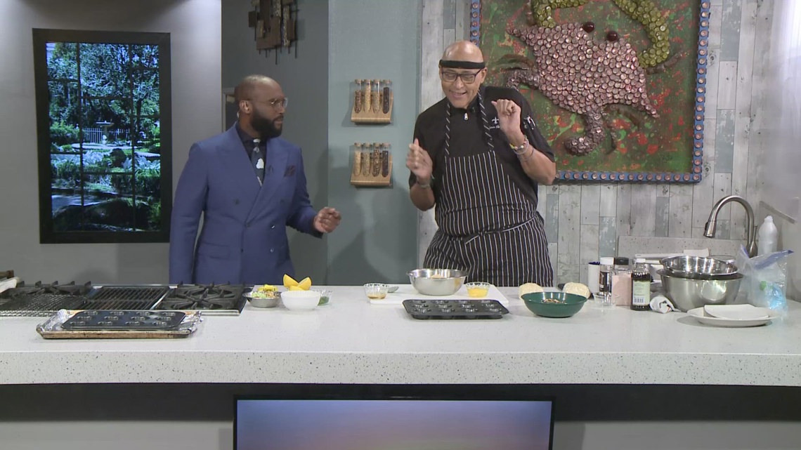 Recipe: Chef Kevin Belton's Crawfish Rolls, Grandma Nan’s Pecan Tassies