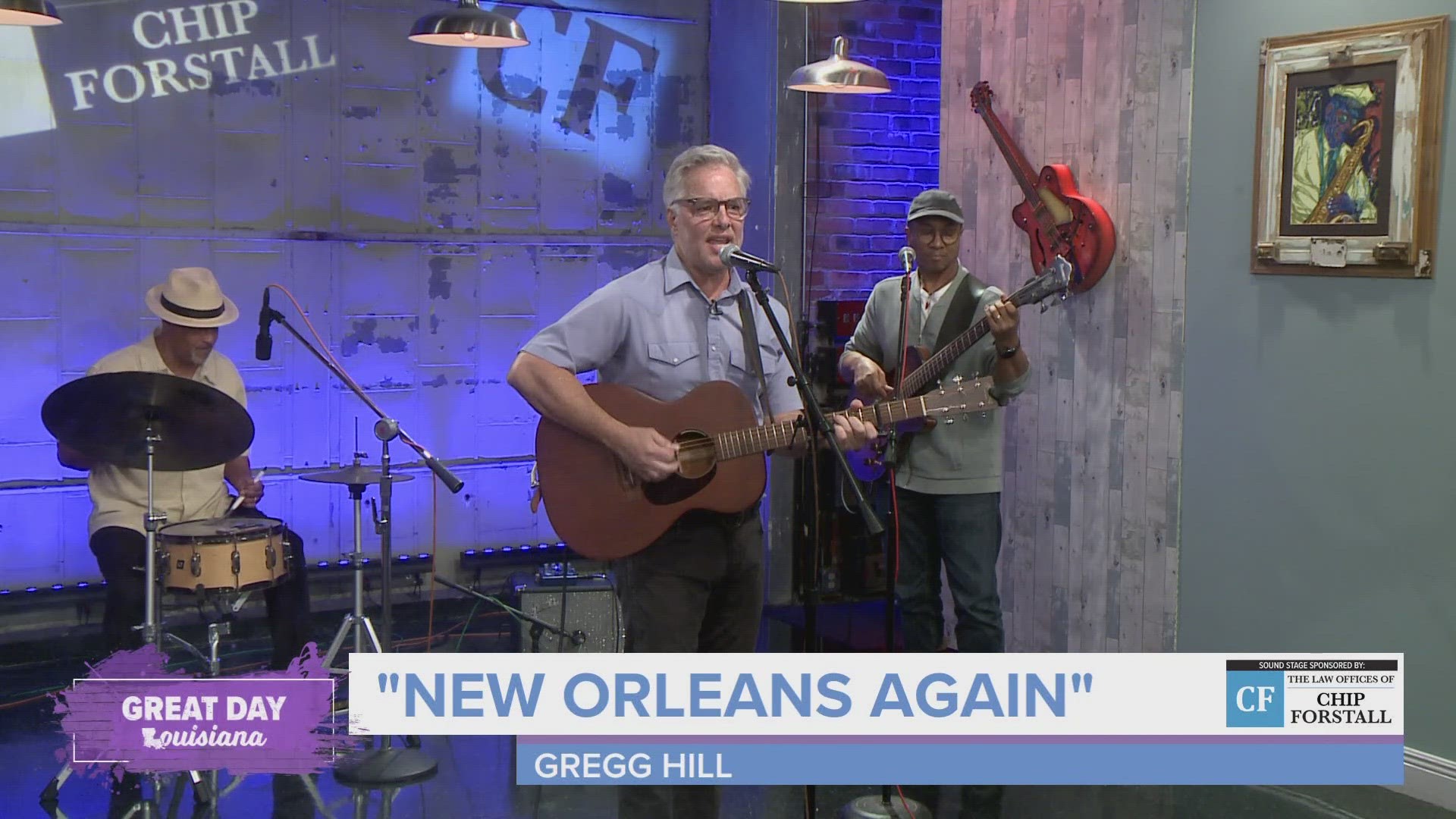 Gregg Hill shares another song from his new album and introduces us to his band.