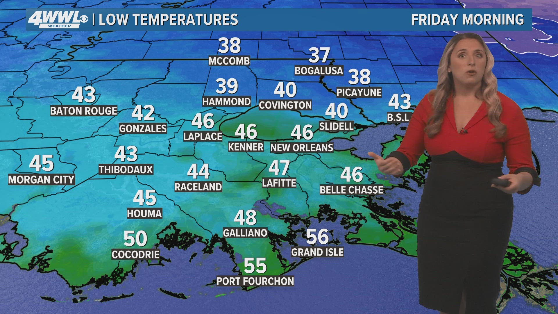 New Orleans Weather Gradually warming up through this weekend