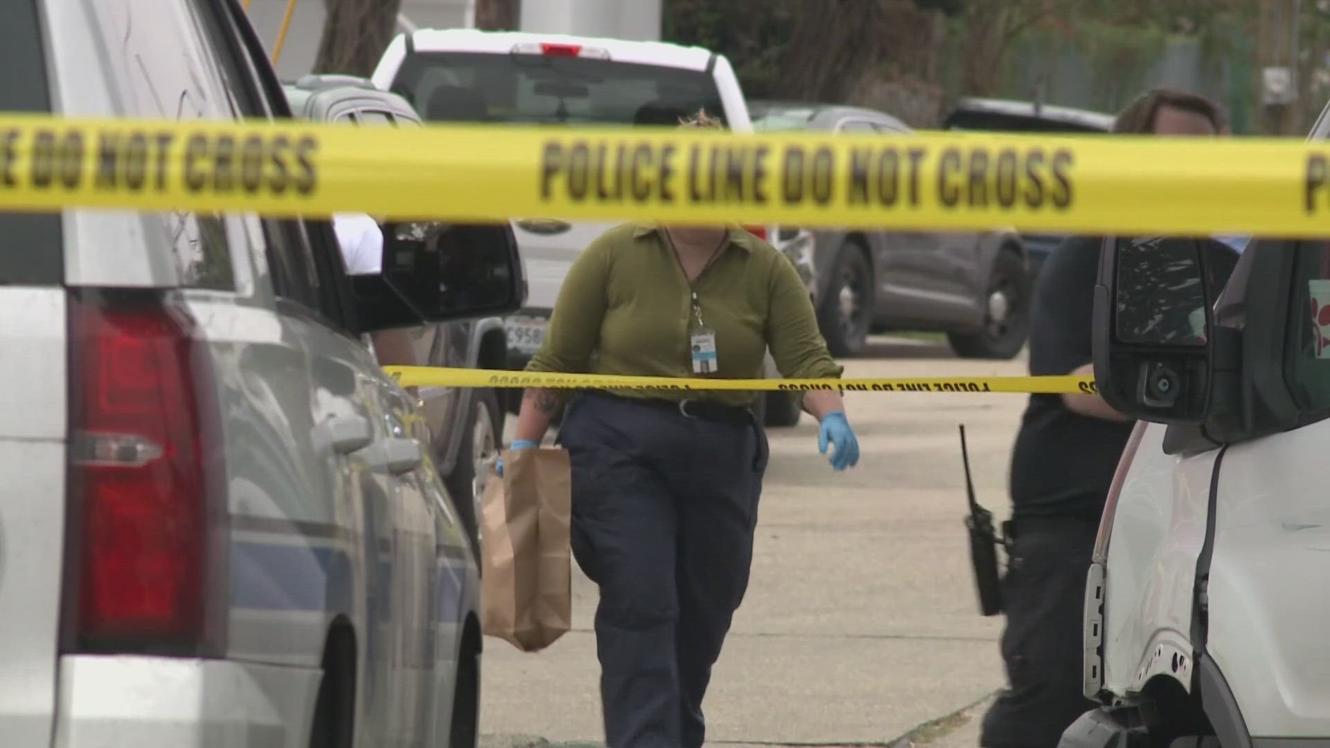 The New Orleans Police Department responded to a shooting in the 1800 block of Gentilly Boulevard on Friday morning.