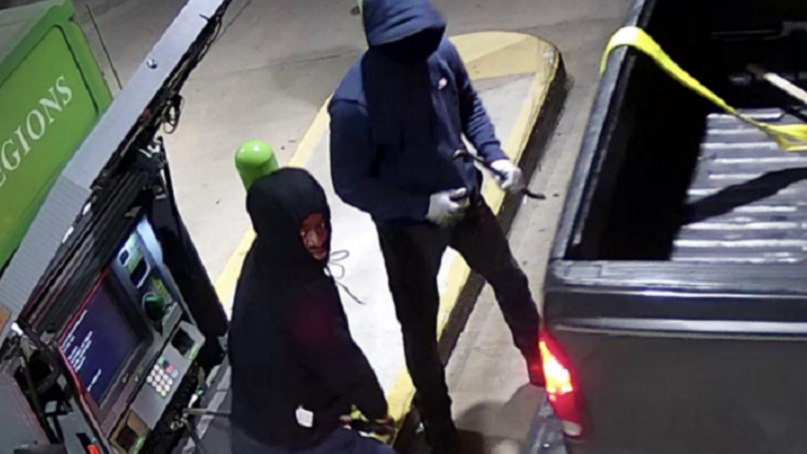 Police: 2 men wanted for armed robbery or ATM