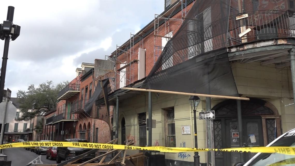 Balcony and House Collapse in French Quarter