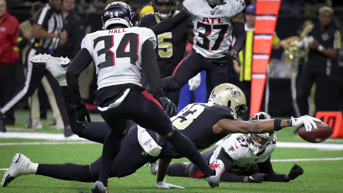 Dalton, Hill TD passes lift Saints over Falcons 21-18