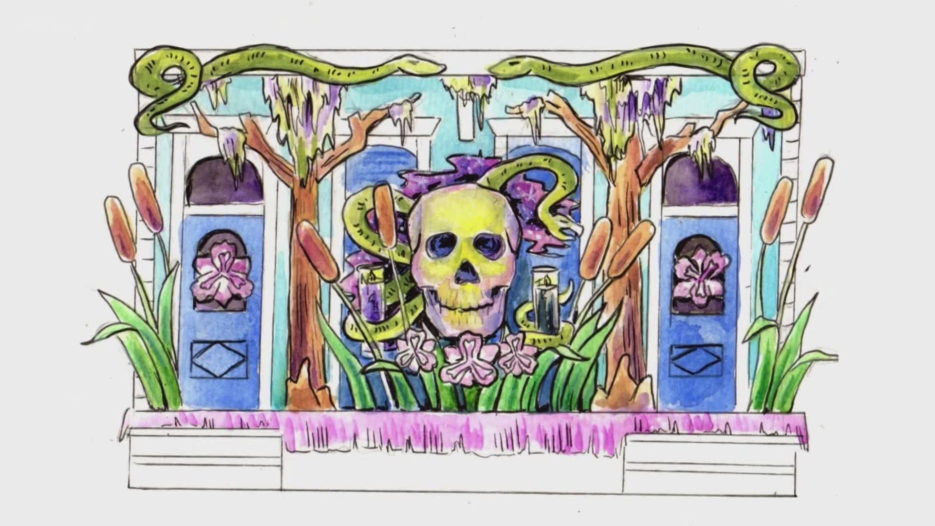 A campaign by the Krewe of Red Beans seeks donations to help local Mardi Gras artists by hiring them to design "house floats" for Carnival 2021 with no parades.