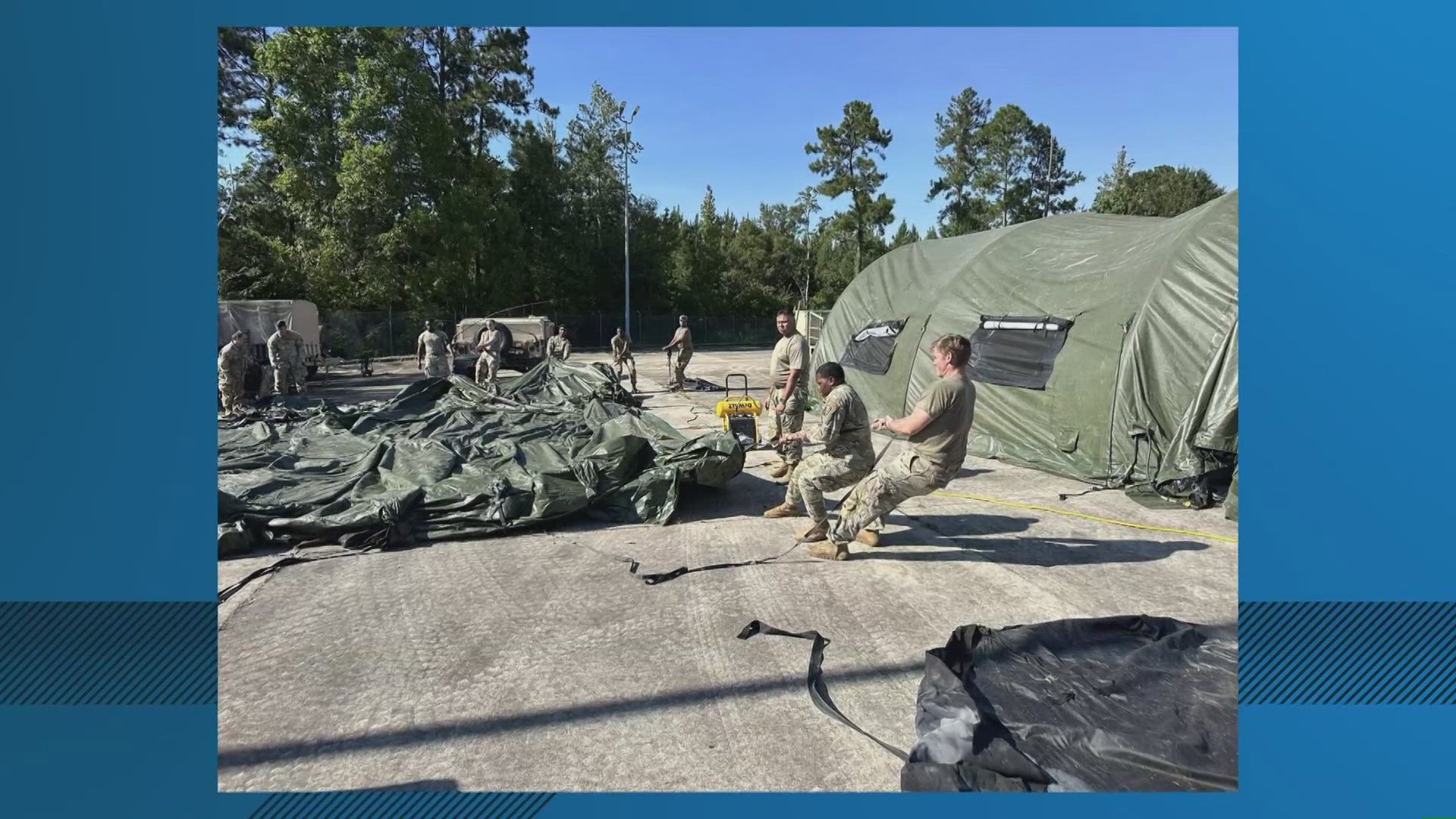 Over 500 National Guard Soldiers were deployed to provide emergency assistance.