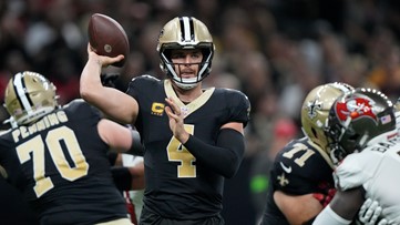 Baker Mayfield guides Bucs past Saints, Derek Carr