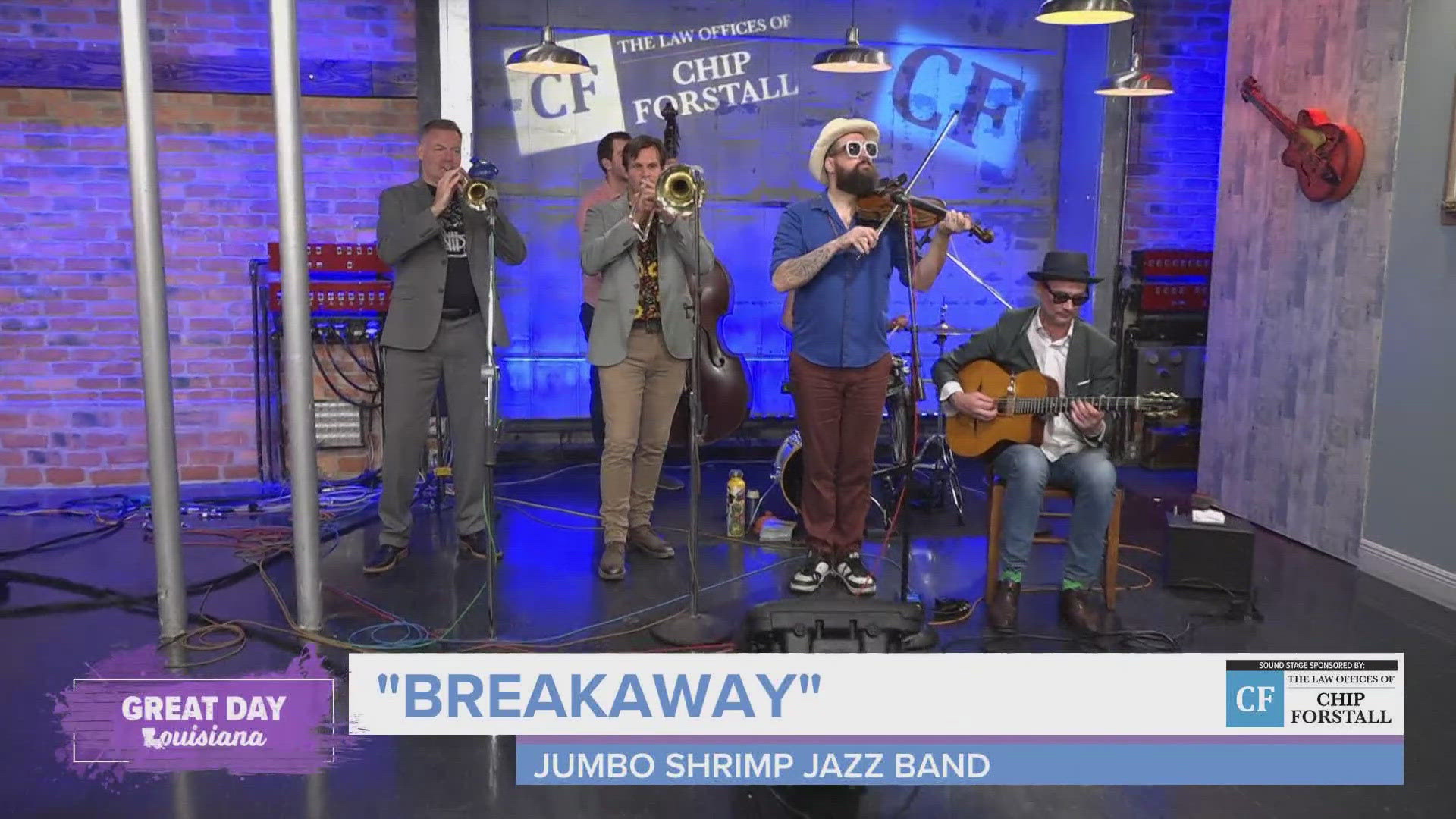 We meet the Jumbo Shrimp Jazz Band and enjoy a final song from their new album of original music, "Prawn Shop."