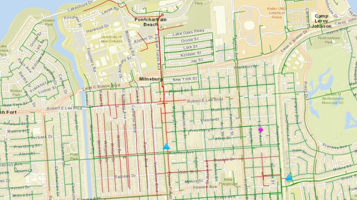 Power restored after more than 1,600 Entergy outage near UNO