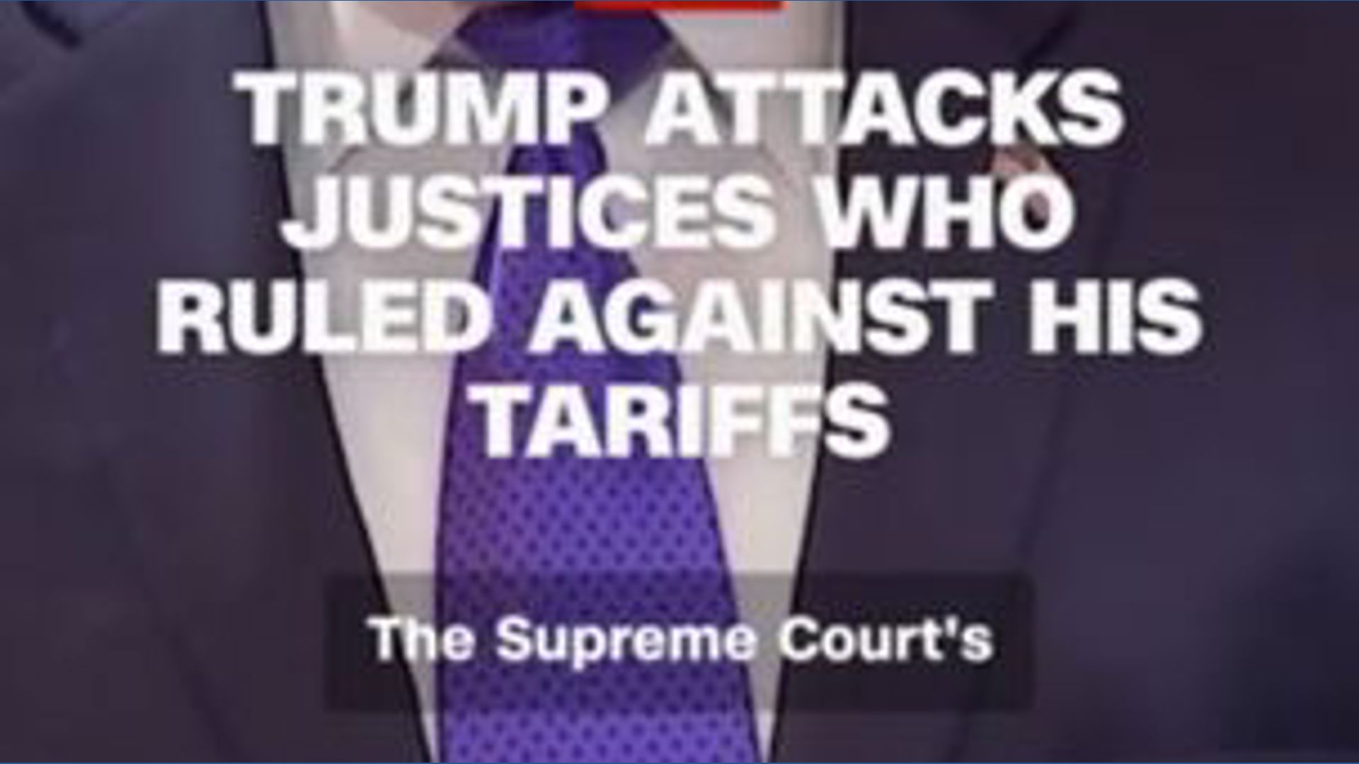 President Trump reacts to Supreme Court's tariff ruling | wwltv.com