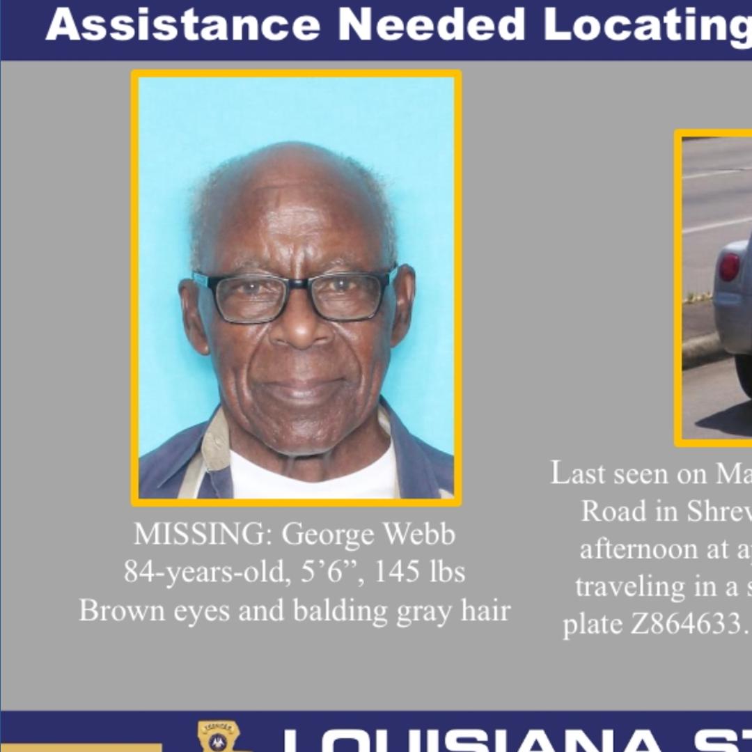 FOUND: Silver Alert cancelled for missing 84-year-old Caddo Parish man ...