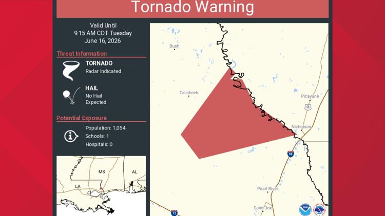 Tornado warnings expire, but heavy rain and flooding threat