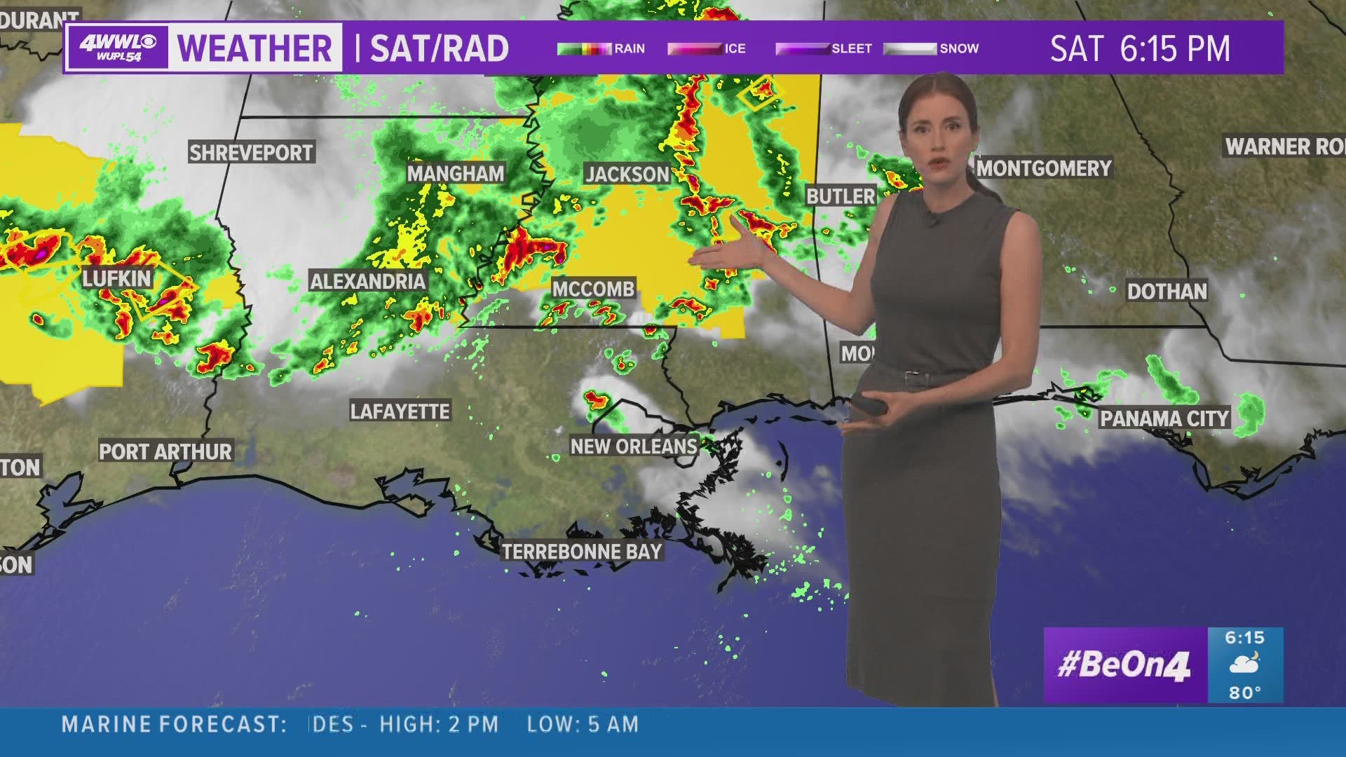 Meteorologist Alexandra Cranford has the forecast at 6 p.m. on Saturday, June 6, 2023.
