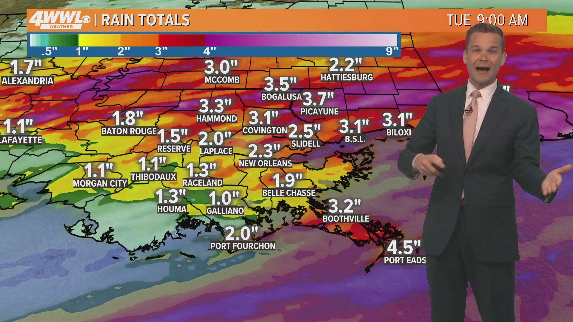 Meteorologist Payton Malone says heavy rain and severe storms are possible Monday.