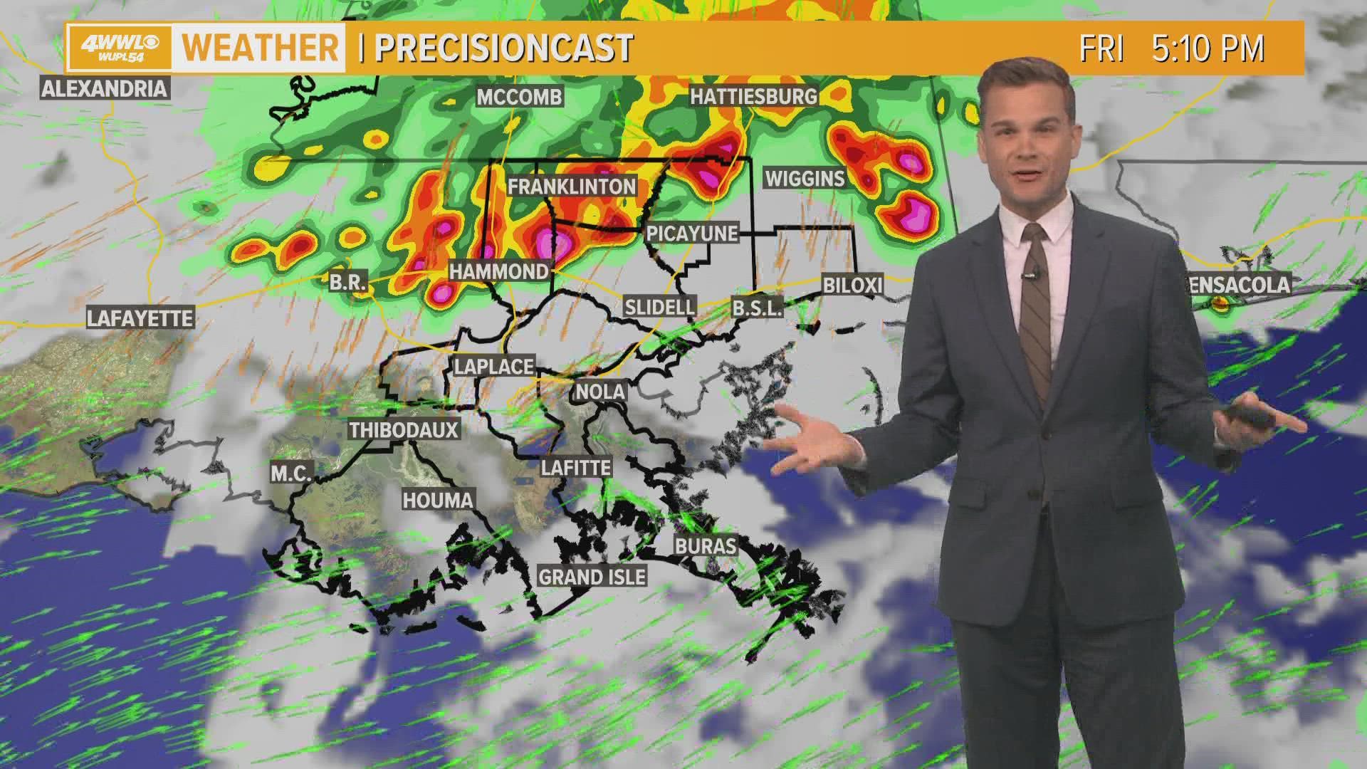 Meteorologist Payton Malone says there are good chances for storms and some severe weather Friday afternoon and evening.