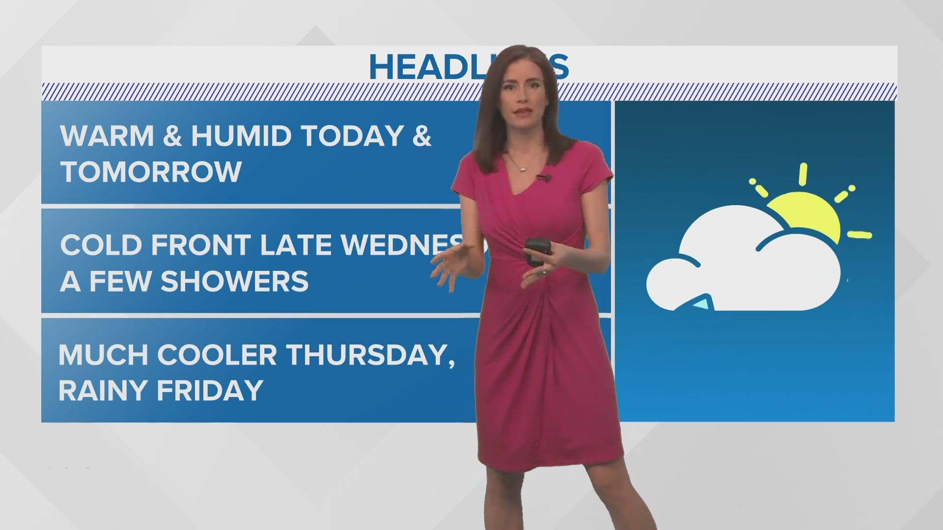 Warm and humid weather ahead of a cold front late Wednesday | wwltv.com