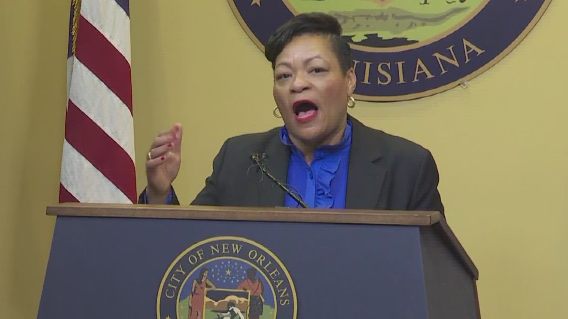 New Orleans Mayor LaToya Cantrell apologized on Wednesday for comments she made last week following deadly shootings that claimed the lives of several women.