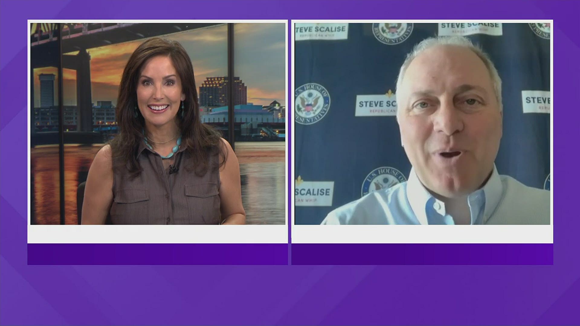 WWL-TV's Karen Swensen talked to U.S. Congressman Steve Scalise, R-La., about the state and nation's response to the coronavirus outbreak.
