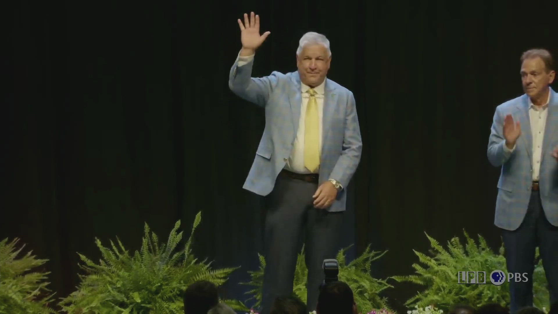 Saturday night, Delgado coach Joe Scheuermann got the ultimate Louisiana honor. 