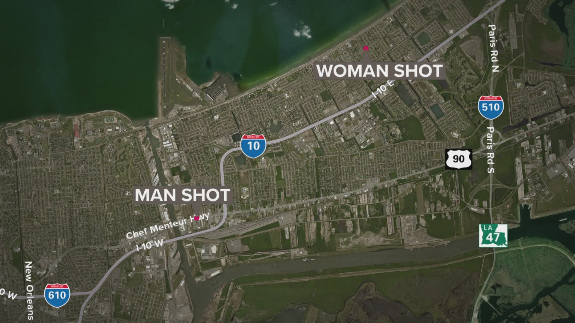 A violent weekend in New Orleans ends with 5 shooting and 1 homicide.