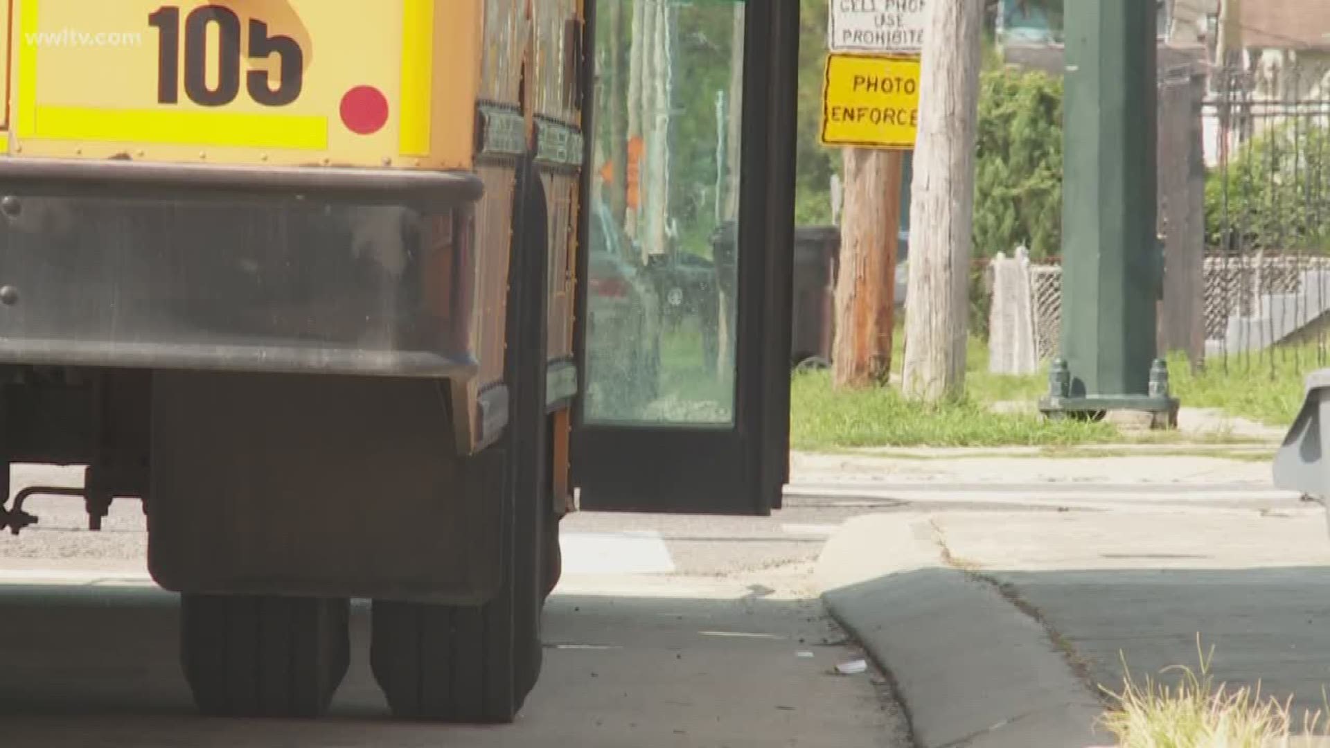The number of buses has been reduced because of a reduction in local or state education funding and transportation. 