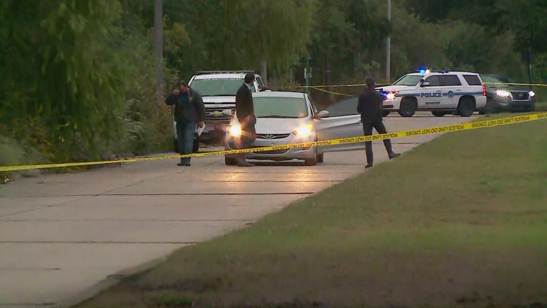 NOPD investigates a double homicide on Michoud Blvd.