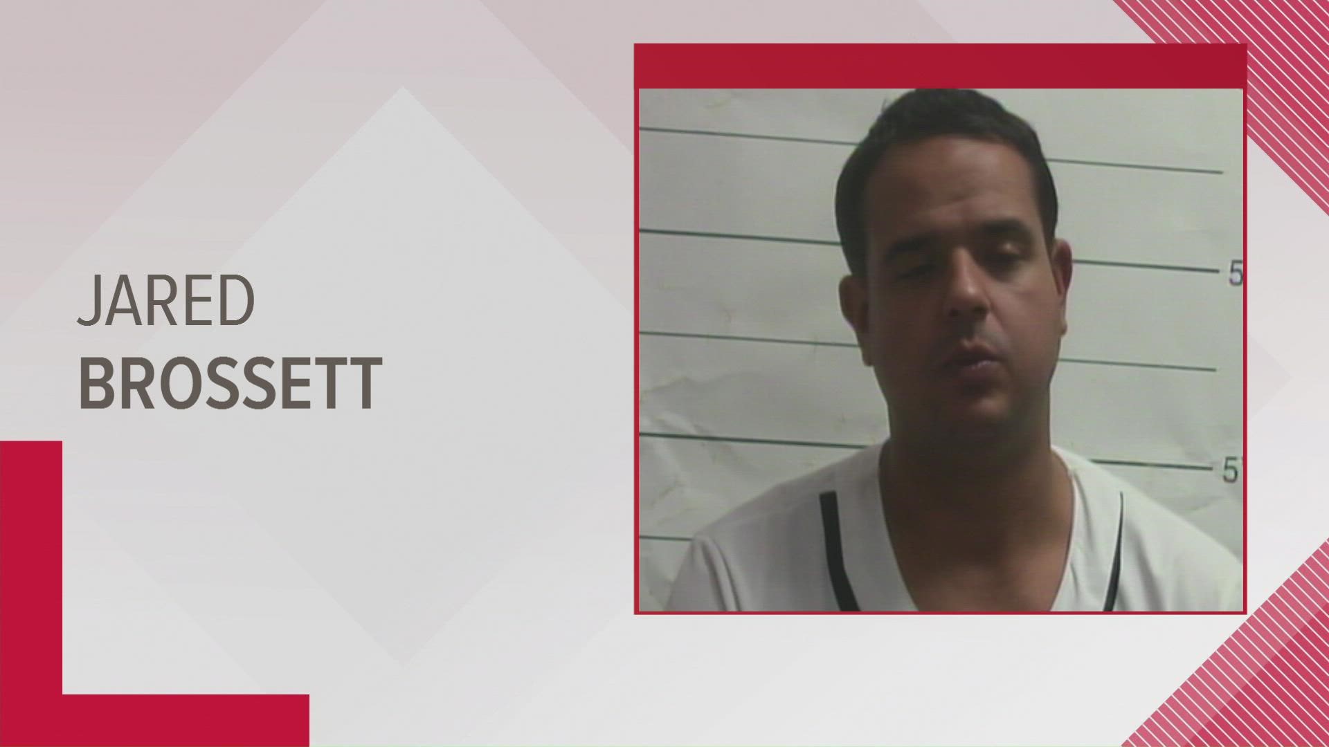 Brossett was booked on a charge of driving while drunk on Monday morning, according to Orleans Parish Sheriff's Office records.