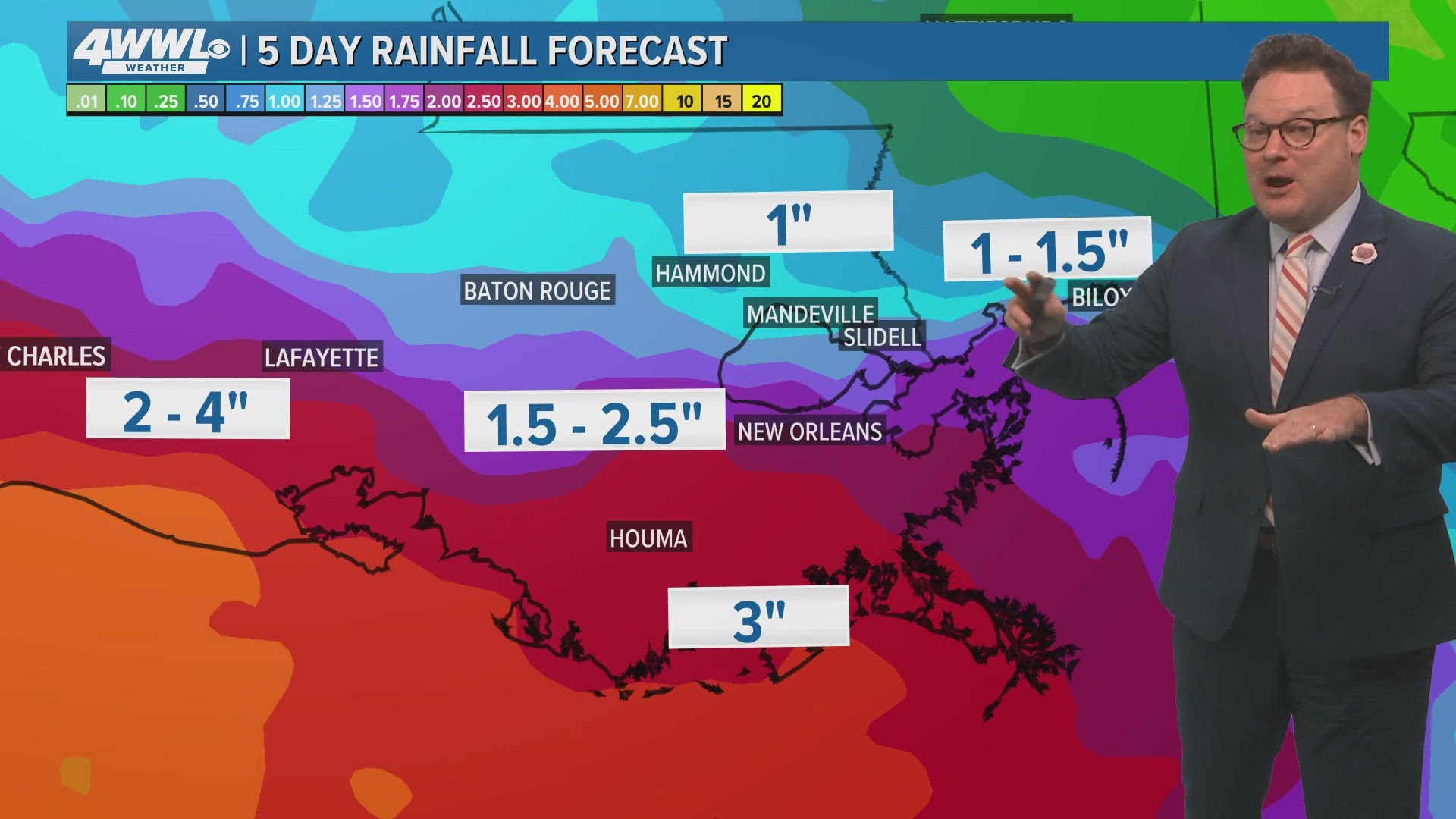 Chief Meteorologist Chris Franklin explains why SELA can expect to see greater rain chances.