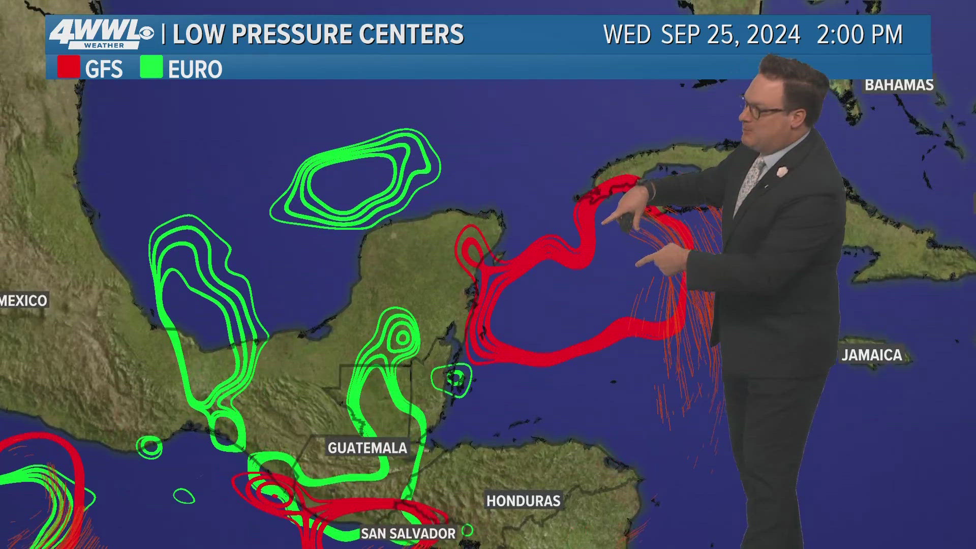 WWL Louisiana Chief Meteorologist Chris Franklin with keeps his 'Eye on the Tropics' for News at 10PM on Friday, Sept. 20, 2024.