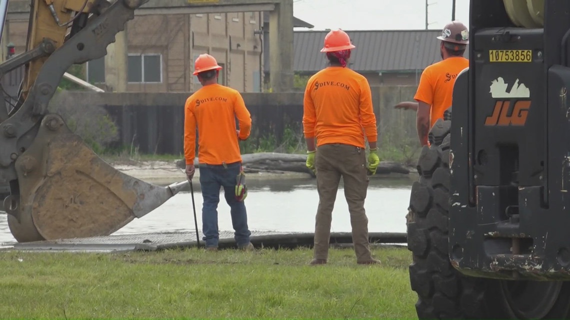 Industrial Canal leak plugged after releasing up to 50M gallons of sewage